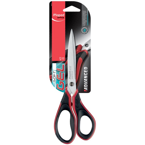 Maped Schere Advanced Gel, Länge: 210 mm, asymmetrisch