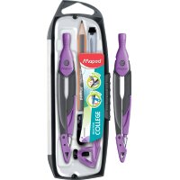 Maped Boîte de compas Metal Open, 5 pièces,...