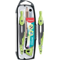 Maped Boîte de compas Metal Open, 5 pièces,...