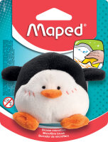 Maped Plüschtier-Tafelschwamm "Pinguin", schwarz weiss