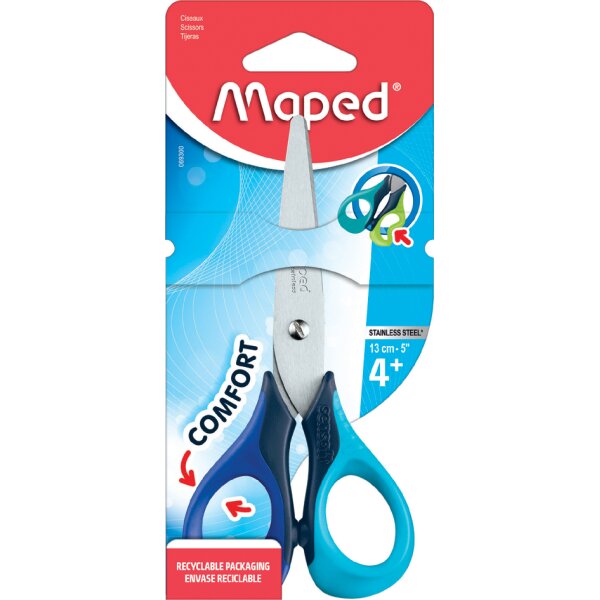 Maped Ciseaux scolaires Sensoft 3D, longueur: 130 mm,