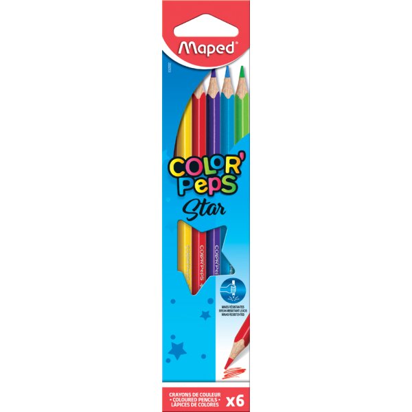 Maped Dreikant-Buntstift COLORPEPS Star, 36er Kartonetui