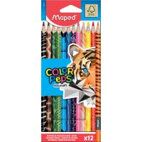 Maped Crayon de couleur triangulaire COLORPEPS Animals