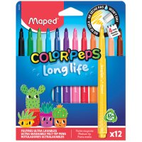 Maped Fasermaler COLORPEPS Long Life, 24er Kartonetui
