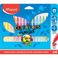 Maped Fasermaler COLORPEPS Jungle, 12er Kartonetui
