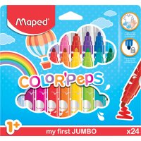 Maped my first Feutre COLORPEPS JUMBO, étui carton de 12