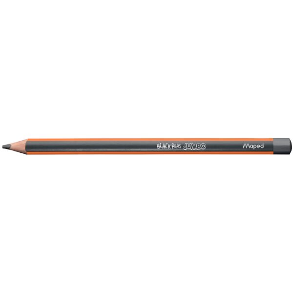 Maped Crayon de papier BLACKPEPS JUMBO, degré de dureté: HB