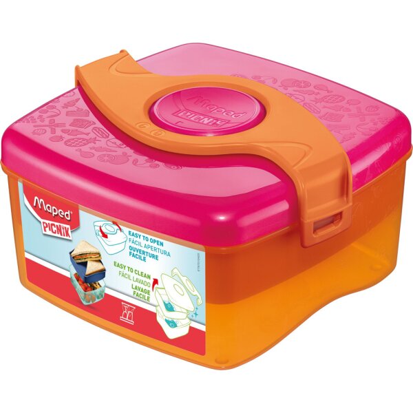 Maped PICNIK Bo&icirc;te &agrave; d&eacute;jeuner ORIGINS, 1,4 L, rose
