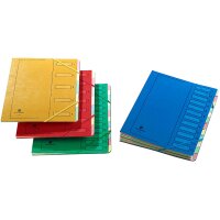 extendos Ordnungsmappe 223, aus Karton, 7 Fächer, blau