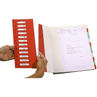 emey Ordnungsmappe Junior Clip, 12 Fächer,...