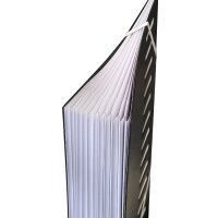 extendos Pultordner, DIN A4, 1-7, 7 Fächer, schwarz