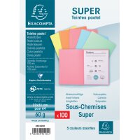 EXACOMPTA Aktendeckel SUPER 60, DIN A4, 60 g qm,...