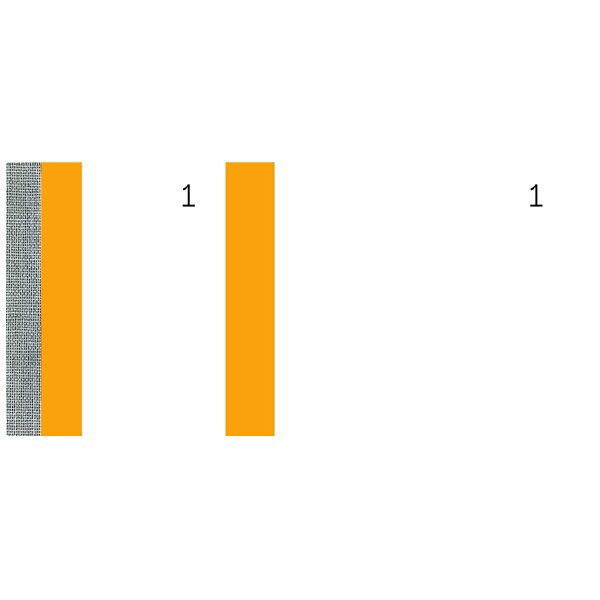 ELVE Bloc vendeur, dimensions: (L)135 x (H)60 mm, assorti