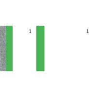 ELVE Bloc vendeur, dimensions: (L)135 x (H)60 mm, assorti