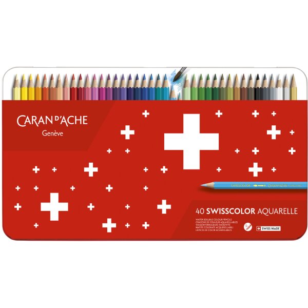CARAN DACHE Crayons de couleur SWISSCOLOR Aquarelle