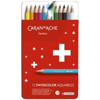 CARAN DACHE Crayons de couleur SWISSCOLOR Aquarelle