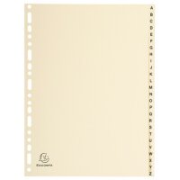 EXACOMPTA Karton-Register A-Z, DIN A4, 26-teilig