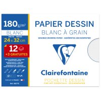 Clairefontaine Zeichenpapier "Blanc à...