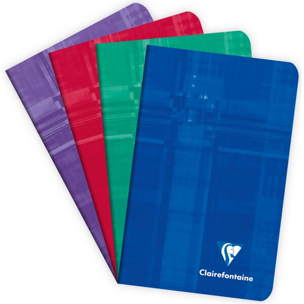 Clairefontaine Carnet piqué, 75 x 120 mm, ligné, 48 pages