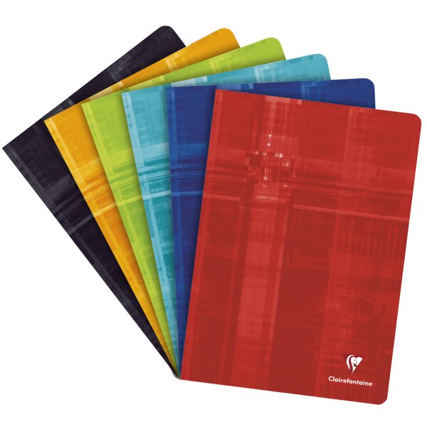 Clairefontaine Cahier piq&ucirc;re, A4, 144 pages, quadrill&eacute; 5/5