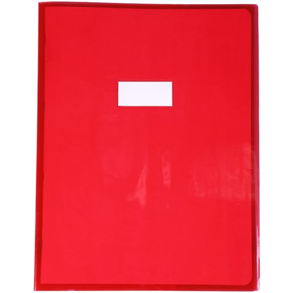 Calligraphe Protège-cahier, 240 x 320 mm, rouge transparent