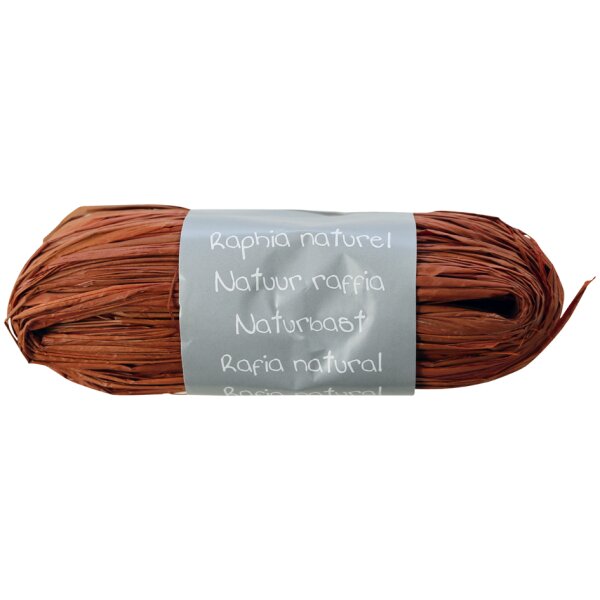 Clairefontaine Raffia-Naturbast, schokobraun