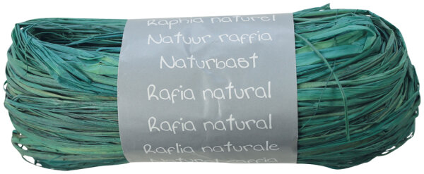 Clairefontaine Raffia-Naturbast, türkis