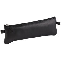 Clairefontaine Trousse rectangulaire, cuir noir