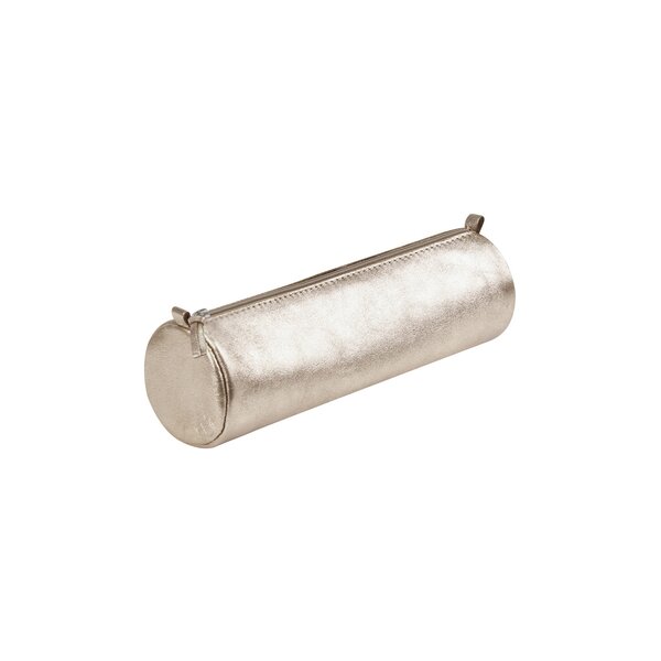 Clairefontaine Schlamper-Rolle CUIRISÉ, Leder, silber
