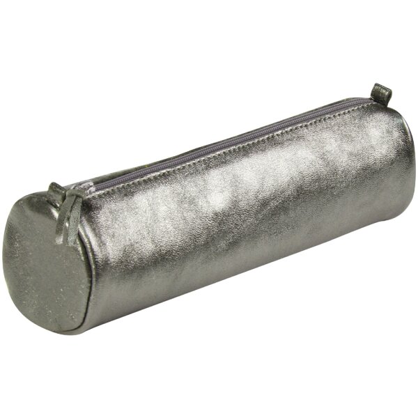 Clairefontaine Schlamper-Rolle CUIRISÉ, Leder, silber