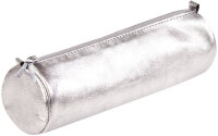 Clairefontaine Schlamper-Rolle CUIRISÉ, Leder, silber