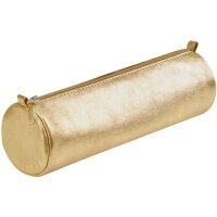 Clairefontaine Schlamper-Rolle CUIRISÉ, Leder, silber