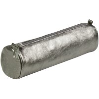Clairefontaine Schlamper-Rolle CUIRISÉ, Leder, silber