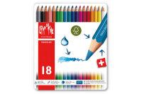 CARAN DACHE Crayon de couleur Fancolor 1288.318 18 couleurs