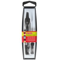 herlitz Boîte de compas 2 pièces, assorti