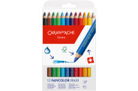 CARAN DACHE Farbstifte Maxi Fancolor 498.712 12 couleurs...