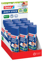 tesa ecoLogo Easy Stick Klebestift, 25 g, Thekendisplay