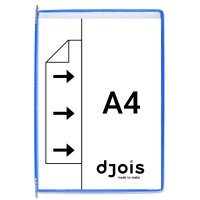 djois by tarifold Poche à pivot, A4, bleu