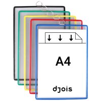 djois by tarifold Hängesichttafel, DIN A4 hoch, schwarz