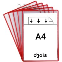 djois by tarifold Hängesichttafel, DIN A4 hoch, schwarz