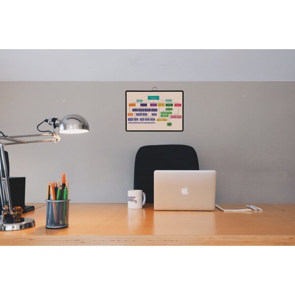 djois by tarifold Hängesichttafel, DIN A4 quer, sortiert