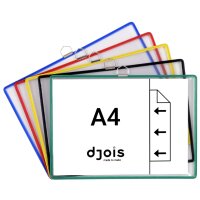 djois by tarifold Hängesichttafel, DIN A4 quer,...