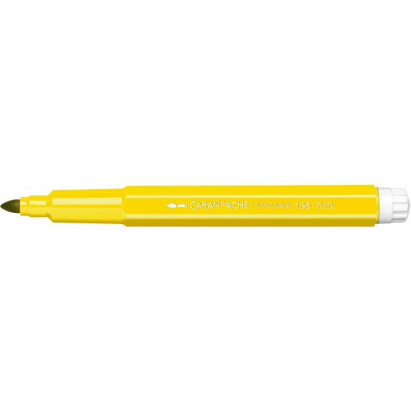 CARAN DACHE Fasermalstift Fancolor Maxi 195.010 gelb