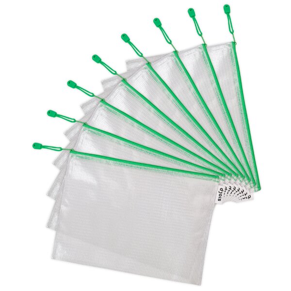 djois by tarifold Pochette à zip ZIPPER, A4, PVC, jaune