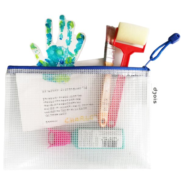 djois by tarifold Pochette à zip ZIPPER, A5, PVC, jaune