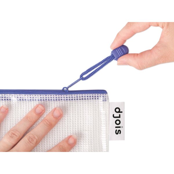 djois by tarifold Pochette à zip ZIPPER, A5, PVC, jaune