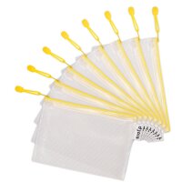 djois by tarifold Pochette à zip ZIPPER, A5, PVC, jaune