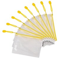 djois by tarifold Pochette à zip ZIPPER, A6, PVC,...