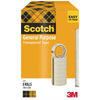 Scotch Klebefilm 508, transparent, 15 mm x 33 m