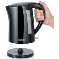 SEVERIN Wasserkocher WK 3498, kabellos, 1,5 Liter, schwarz